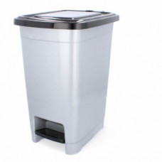 Nášľapný odpadkový kôš plastový 15 l Inlea4Home - biely Preview