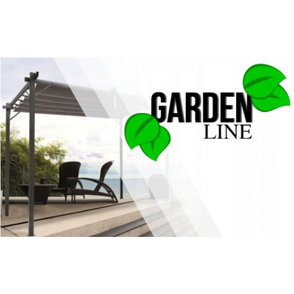 Záhradný altánok Garden Line 3 x 3 x 2,55 m - béžový