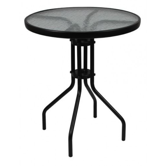InGarden záhradná zostava BISTRO stôl + 2 stoličky čierna
