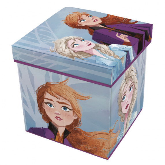 Úložný box na hračky a taburetka Ľadové Kráľovstvo - Frozen