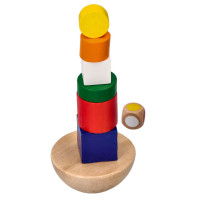 Balančná veža - drevená hra GOKI 
