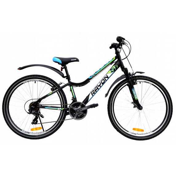 Horský bicykel RAYON CASCADE 26" - modro-zelený