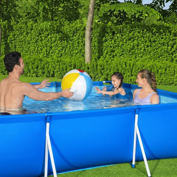 Rodinný bazén 300 x 201 x 66 cm BESTWAY 56411 Steel Pro Frame + kartušová filtrácia 