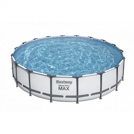 Bazén s konštrukciou 549 x 122 cm BESTWAY 56462 Steel Pro Max + kartušová filtrácia a schodíky