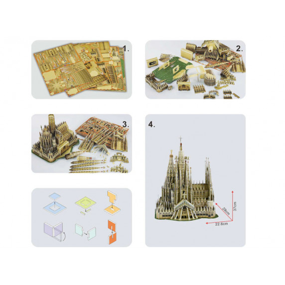 3D Puzzle Sagrada Familia CLEVER & HAPPY 223 ks