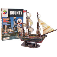 3D Puzzle loď Bounty MAGIC PUZZLE 125 ks 