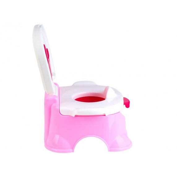 Interaktívny detský nočník v tvare trónu Princezná Inlea4Fun POTTY - ružový