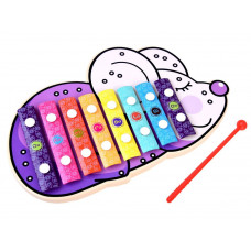 Detský xylofón Myška Inlea4Fun HAND KNOCK HARP-  farebný Preview