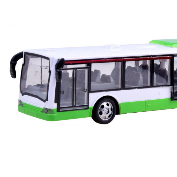 Autobus na diaľkové ovládanie Inlea4Fun RC BUS-G - zelený