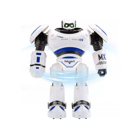 RC Robot na diaľkové ovládanie 33 cm Inlea4Fun DefenderS - modrý