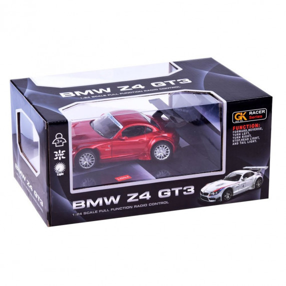 Inlea4Fun RC športové auto BMW Z4 GT3 1:24 červené
