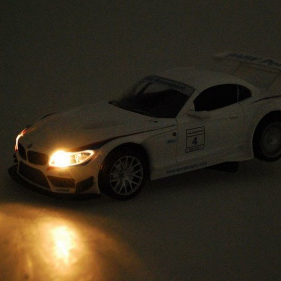 RC Auto športové BMW  Inlea4Fun Z4 GT3 1:24 biele