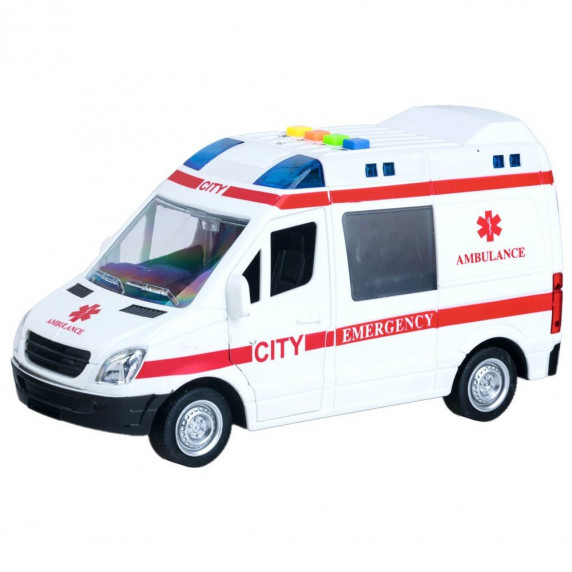  Záchranárske auto Inlea4Fun City Service 22 cm