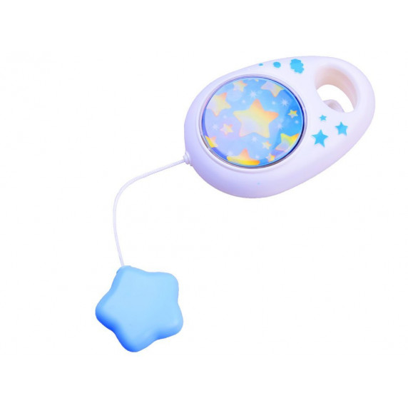 Detská nočná lampa s hudobnou skrinkou Inlea4Fun SWEET DREAMS - modrá