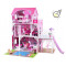 Drevený domček pre bábiky s LED osvetlením Inlea4Fun SORAYA