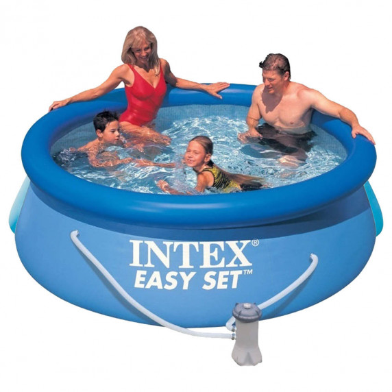 INTEX Easy Set samonosný rodinný bazén s kartušovou filtráciou 244 x 76 cm 28112NP