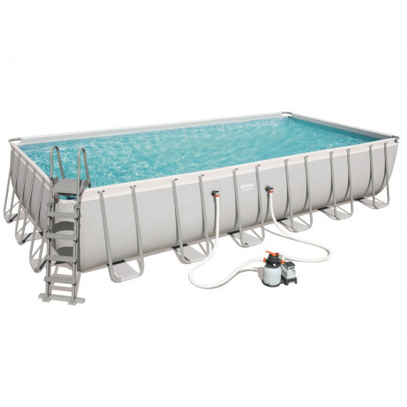 Rodinný bazén 732 x 366 x 132 cm + piesková filtrácia BESTWAY 56475 Power Steel