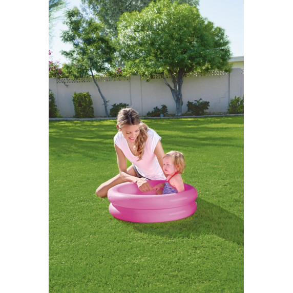 Nafukovací bazén 61x15 cm BESTWAY 51061- ružový