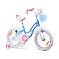 Detský bicykel ROYALBABY Star Girl 16" RB16G-1 - modrý 