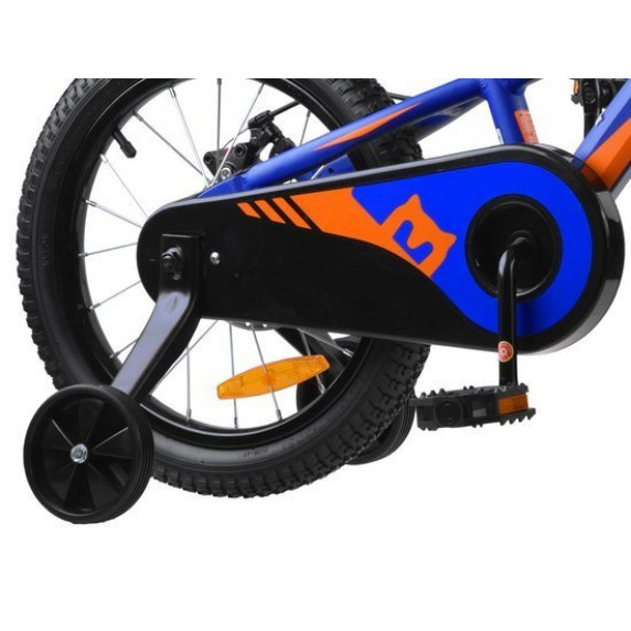 Detský bicykel RoyalBaby Explorer 16" CM16-3 - modrý/oranžový
