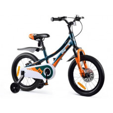 Detský bicykel RoyalBaby Explorer 16" CM16-3 - tmavozelený/oranžový Preview