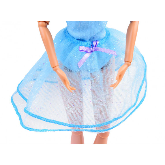 Bábika balerína Anlily v modrých šatách