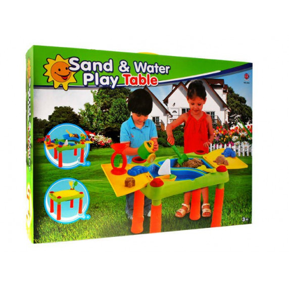 Pieskovisko na stolíku 2v1 Inlea4Fun Sand and Water Play Table 