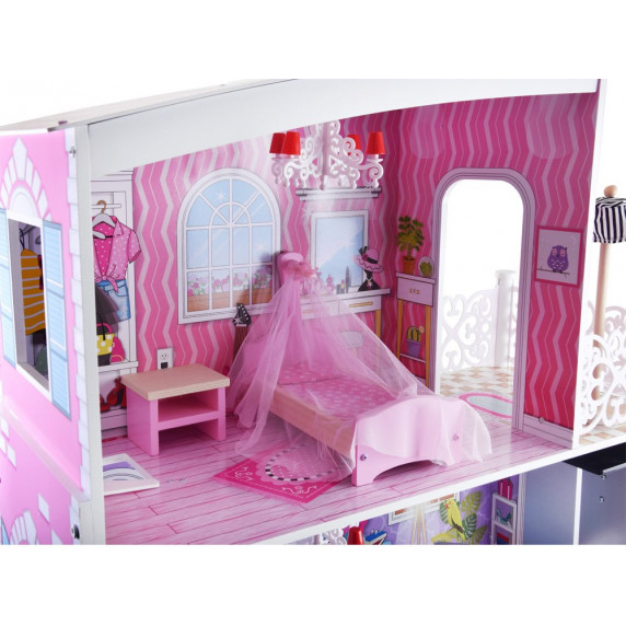 Drevený domček pre bábiky Inlea4Fun DOLLY