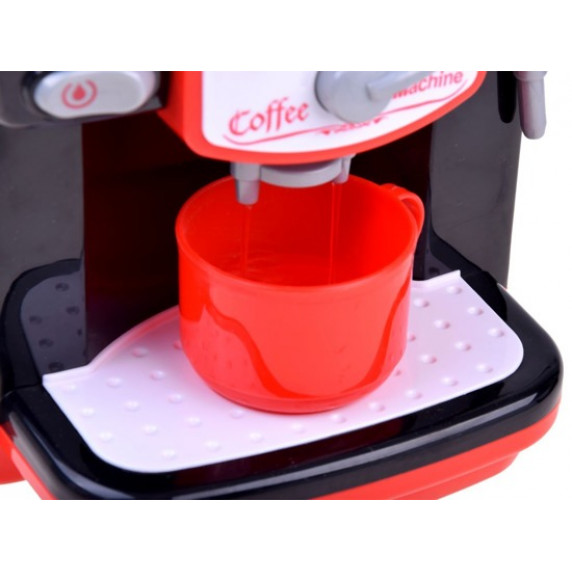 Detský kávovar Inlea4Fun COFFEE MACHINE - červený/čierny