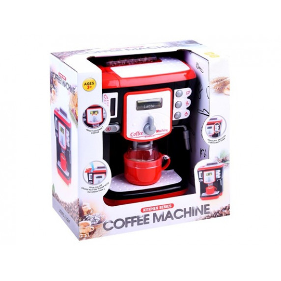 Detský kávovar Inlea4Fun COFFEE MACHINE - červený/čierny