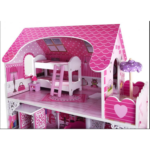Drevený domček pre bábiky Inlea4Fun MONA