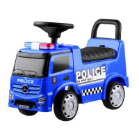 Detské odrážadlo - policajné autíčko Inlea4Fun Mercedes Benz - modré 