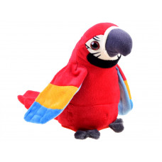 Hovoriaci plyšový papagáj Inlea4Fun ADORABLE ANIMAL - červený Preview