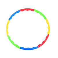 Kruh-obruč Inlea4Fun Splicing Hula Hoop- farebný 