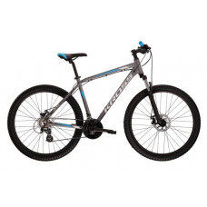 Pánsky horský bicykel HEXAGON 3.0 L 21" 2022 KROSS MTB - matný grafitový/modrý/sivý Preview