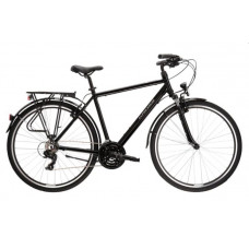 Pánsky bicykel Trans 1.0 L 21" 2022 KROSS Trekking - lesklý čierny/sivý Preview