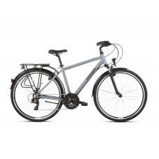 Pánsky bicykel Trans 1.0 L 21" 2022 KROSS Trekking - matný sivý/čierny Preview