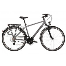 Pánsky bicykel Trans 2.0 21" L 2022 KROSS Trekking - lesklý grafitový/čierny