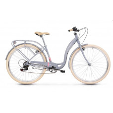 Dámsky mestský bicykel Lille 2 19" L 2022 LE GRAND Utility - lesklý sivý Preview