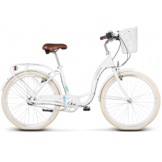 Dámsky mestský bicykel LE GRAND Utility Lille 3 15" S 2019 - lesklý biely Preview