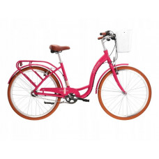 Dámsky mestský bicykel Lille 3 M 17" 2022 LE GRAND Utility - matný  ružový / béžový Preview