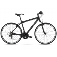 KROSS Cross Pánsky bicykel Evado 1.0 21" L 2022 - matný čierny / grafitovo šedý 