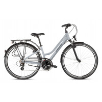 Dámsky bicykel Trans 2.0 M 19" 2022 KROSS Trekking - matný sivý/čierny 