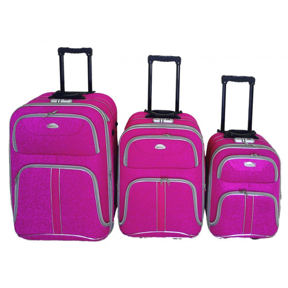 Linder Exclusiv COMFORT COLORS cestovné kufre MC3049 S,M,L - Pink