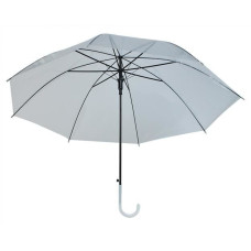 Dáždnik 93 cm MALATEC - priehľadný biely 