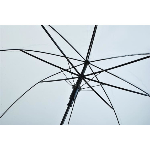Dáždnik 93 cm MALATEC - priehľadný biely