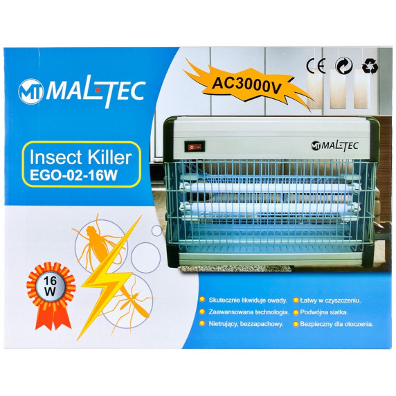 Lampa proti hmyzu MalTec EGO-02-16W