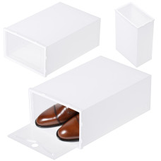 Box na topánky 32 x 21 x 12,5 cm - biely Preview
