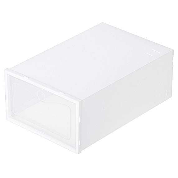 Box na topánky 32 x 21 x 12,5 cm - biely