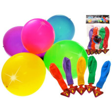 Svietiace farebné balóniky s LED diódou 5 ks Inlea4Fun ZA1591 